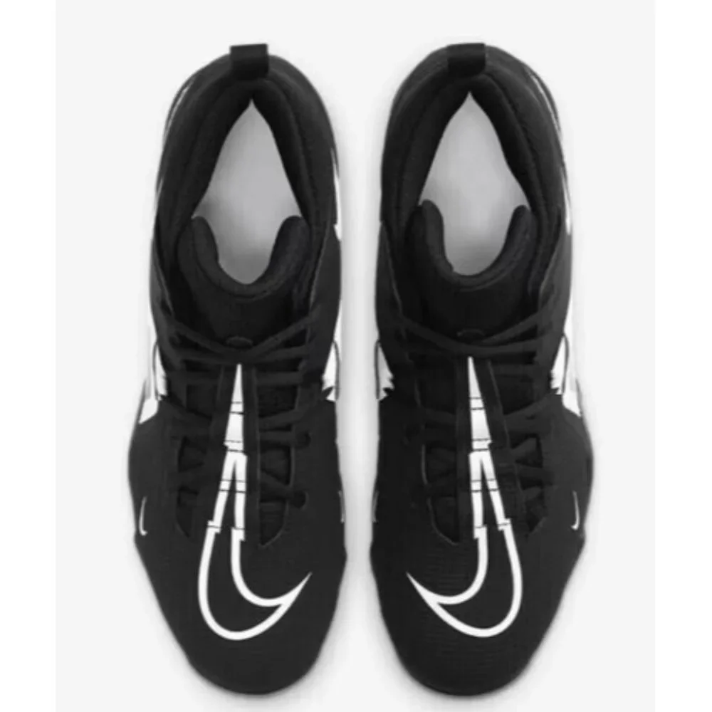 Size 10.5 - Nike Alpha Menace 3 Shark Black White Football CV0584 001 Men Black